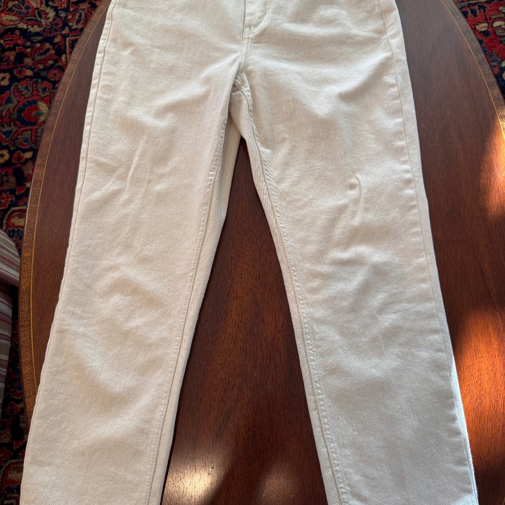 Calvin Klein Off White Jeans sz. 28